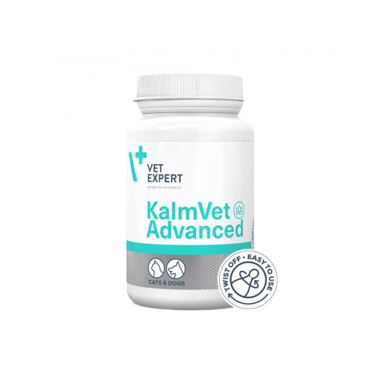 VETEXPERT KalmVet Advanced, 60 capsule – calm și echilibru emoțional